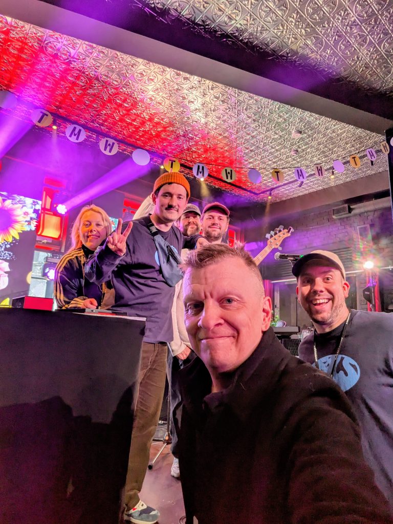 With Misha, Sasu Ijäs, Ville-Veikko Ijäs and Heini Ikonen at Tallinn Music Week