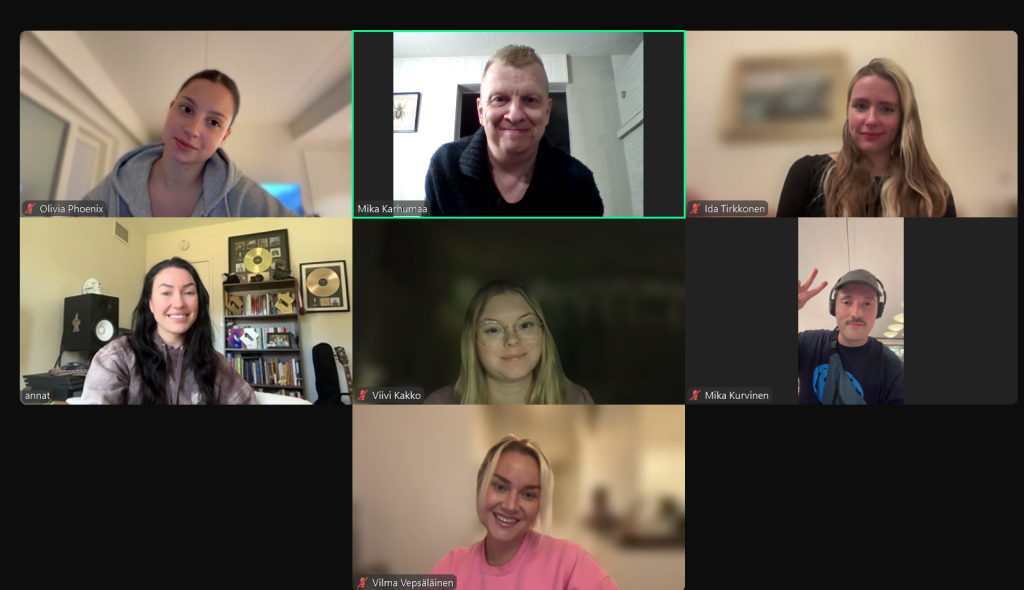 Lecture interview with Anna Turunen on October 28th.